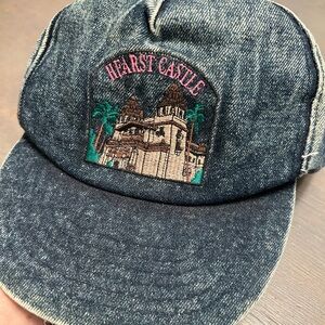 Vintage Hearst castle denim hat